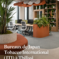 Bureau moderne de Japan Tobacco à Tbilissi avec design contemporain