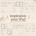 Exemple d'un iPad personnalisé avec une esthétique moderne et fonctionnelle.