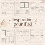 Exemple d'un iPad personnalisé avec une esthétique moderne et fonctionnelle.