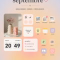 Personne utilisant un iPad en septembre avec des applications ouvertes