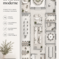 Plan de bureau moderne avec des éléments de décoration inspirants