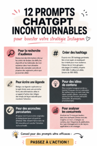 Une femme utilisant ChatGPT sur son ordinateur pour optimiser son Instagram