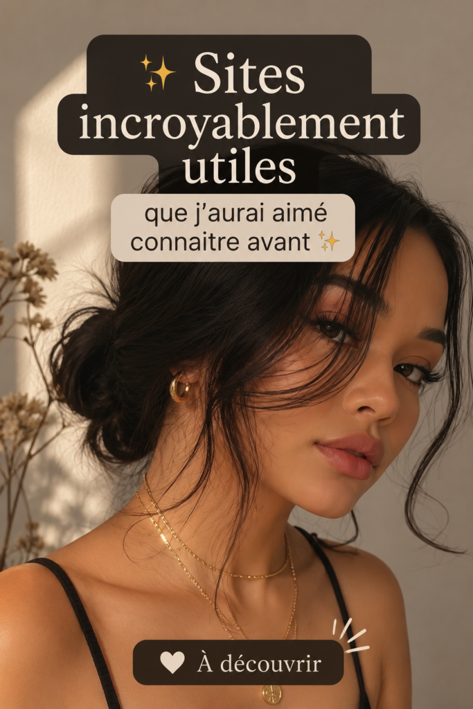 Capture d'écran d'un site internet illustrant des outils pratiques en ligne