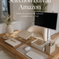 Accesseurs stylés pour un bureau à domicile sur Amazon.