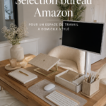 Accesseurs stylés pour un bureau à domicile sur Amazon.
