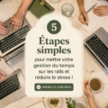 Femme organisée avec un planning pour mieux gérer son temps