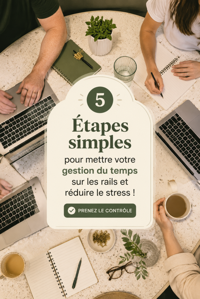 Femme organisée avec un planning pour mieux gérer son temps