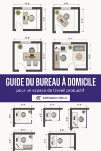 Un bureau à domicile lumineux et bien aménagé avec un décor inspirant.