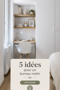 Bureau moderne et pratique avec des éléments de décoration inspirants