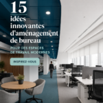 Un bureau moderne avec un design épuré et des éléments naturels