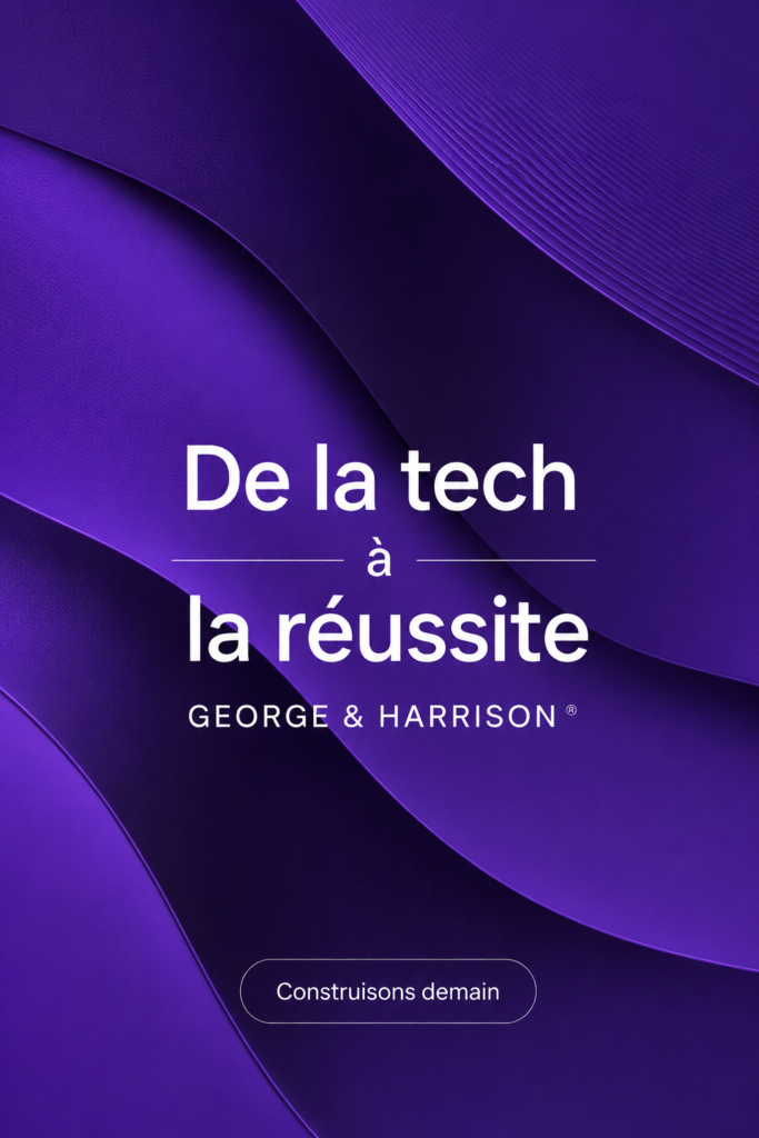 Image illustrant l'impact de la technologie sur le marché avec des gadgets modernes.