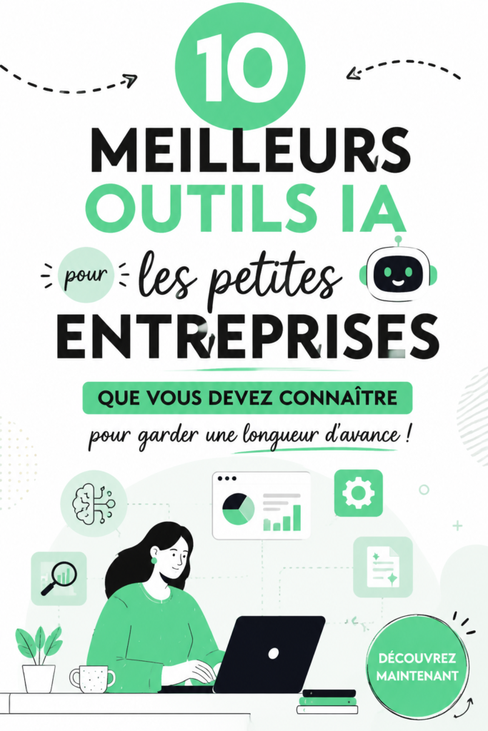Image d'une femme d'affaires utilisant un outil d'intelligence artificielle pour optimiser son entreprise.