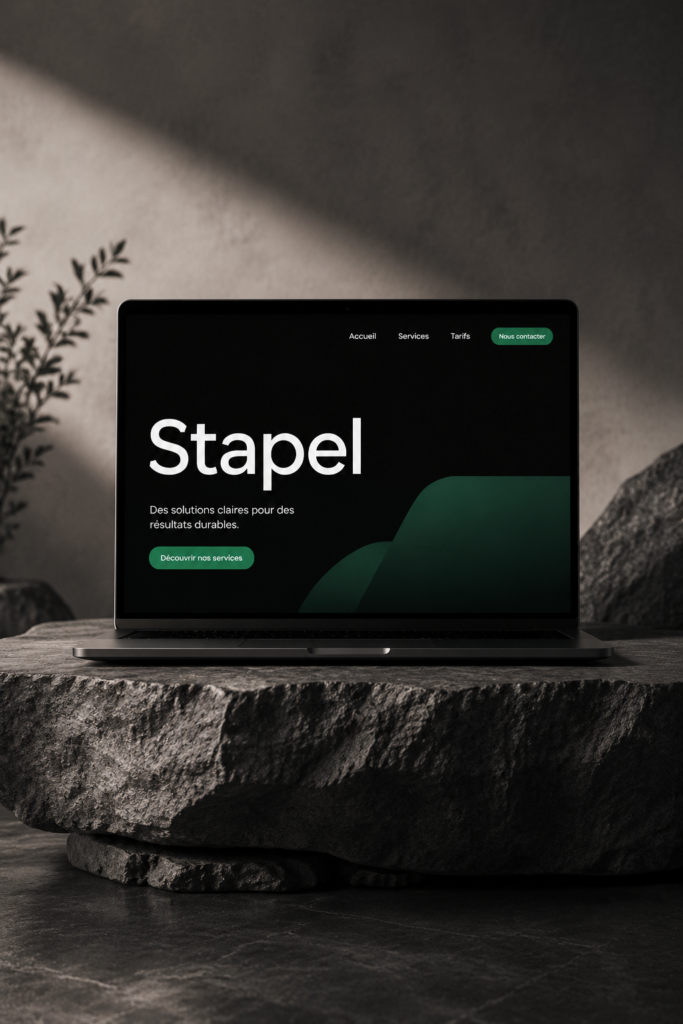 Image représentant l'interface utilisateur de Stapel, un outil performant pour les entreprises