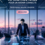 Illustration représentant un serveur Dell EMC moderne dans un environnement professionnel