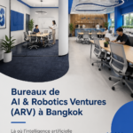 Bureaux modernes et inspirants d'AI & Robotics à Bangkok, illustrant un environnement de travail innovant.
