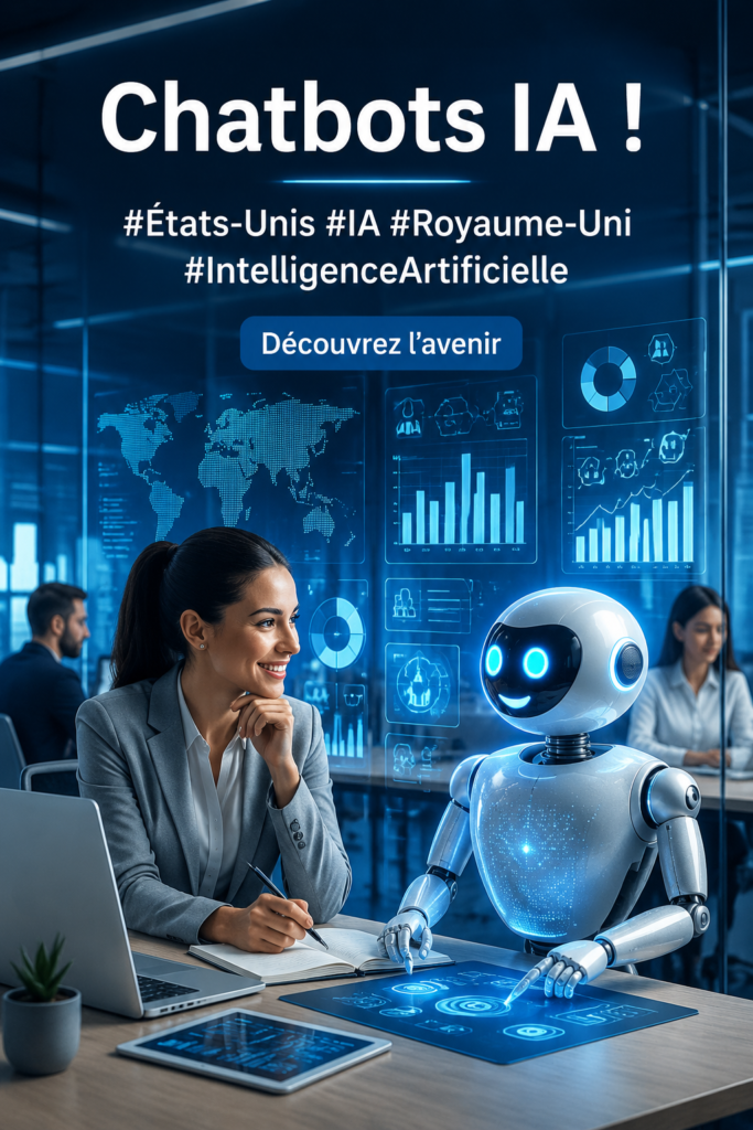 Un smartphone affichant un chatbot AI en pleine conversation, illustrant la technologie moderne au service du quotidien.
