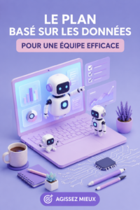 Illustration d'une équipe collaborative utilisant l'IA pour améliorer leur travail.