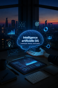 Illustration d'outils d'intelligence artificielle dans la vie quotidienne