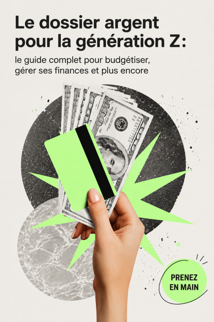 Une femme souriante utilisant une application pour gérer son budget.