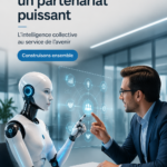 Une femme utilisant une interface d'intelligence artificielle pour ses projets.