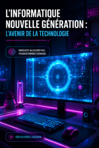 Un ordinateur moderne illustrant l'informatique de nouvelle génération