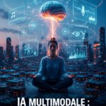 Illustration représentant l'intelligence artificielle multimodale au service de notre futur numérique.
