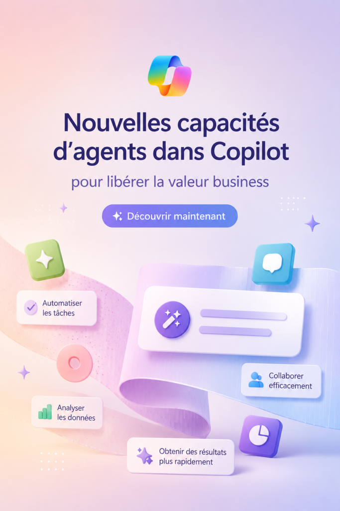 Un écran montrant l'interface de Microsoft Copilot avec des éléments d'intelligence artificielle.
