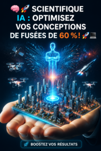Illustration d'optimisation de conceptions de fusées grâce à l'intelligence artificielle