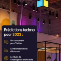 Femme utilisant un smartphone pour se tenir informée des tendances technologiques de 2023