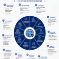 Concept graphique illustrant une architecture de cybersécurité efficace
