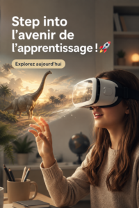 Femme utilisant un ordinateur portable pour apprendre avec des technologies modernes.