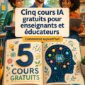 Une image illustrant des enseignants en formation sur l'intelligence artificielle