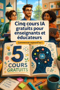 Une image illustrant des enseignants en formation sur l'intelligence artificielle