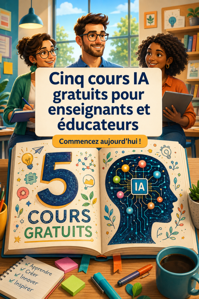 Une image illustrant des enseignants en formation sur l'intelligence artificielle
