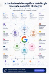 Introduction à l'écosystème IA de Google, révélant son impact sur notre quotidien