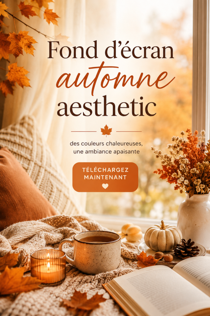Fond d'écran automnal coloré avec des feuilles et des paysages d'automne