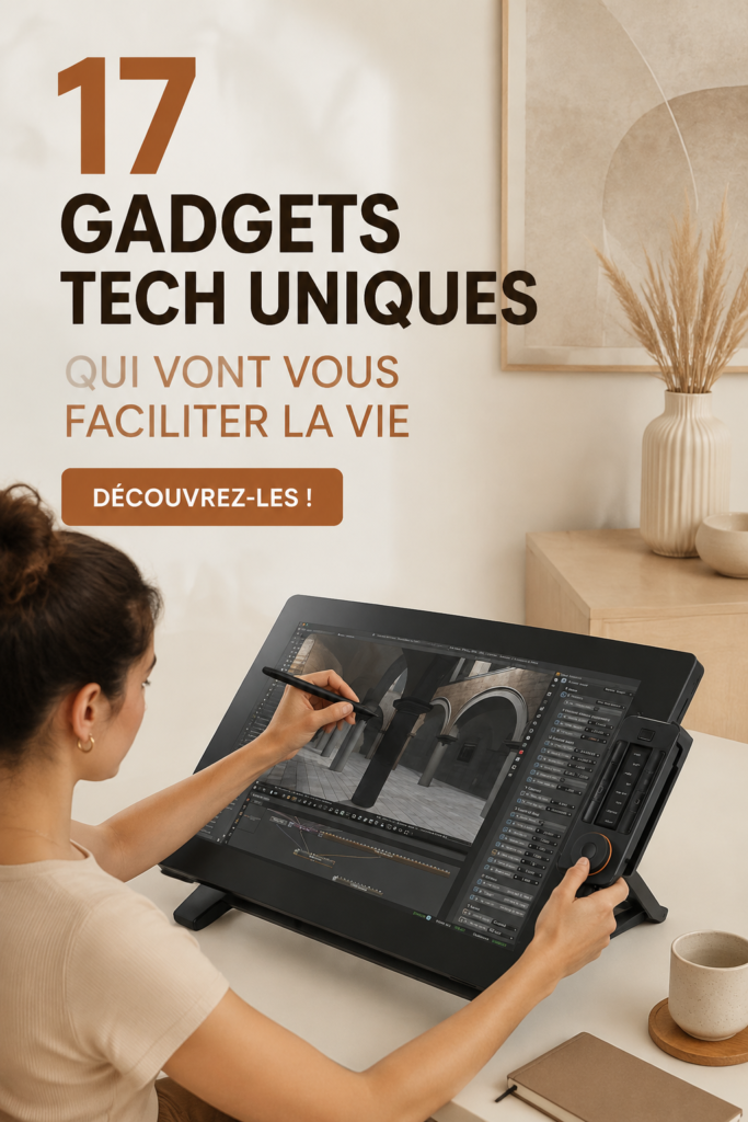 Image de gadgets tech innovants pour améliorer le quotidien féminin