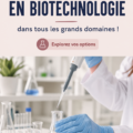 Illustration de femmes travaillant en biotechnologie, symbole de carrière et d'innovation.