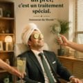 Femme souriante consultant un prêt adapté à ses besoins