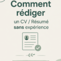 Un exemple de CV moderne pour un candidat sans expérience, mettant en avant les compétences et la formation.