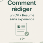 Un exemple de CV moderne pour un candidat sans expérience, mettant en avant les compétences et la formation.