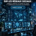 Image d'une femme utilisant un ordinateur pour gérer ses réseaux sociaux efficacement.