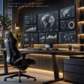 Bureau moderne avec des outils high-tech pour améliorer la productivité