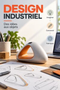 Un bureau au design industriel avec des meubles en métal et en bois, créant un espace de travail inspirant.