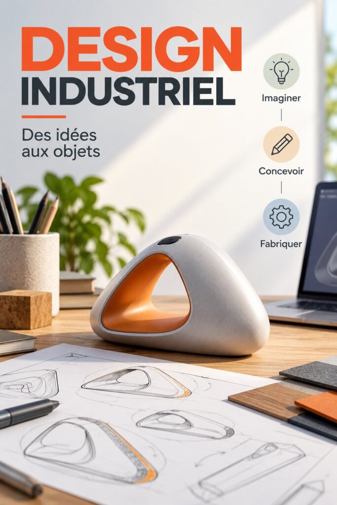 Un bureau au design industriel avec des meubles en métal et en bois, créant un espace de travail inspirant.