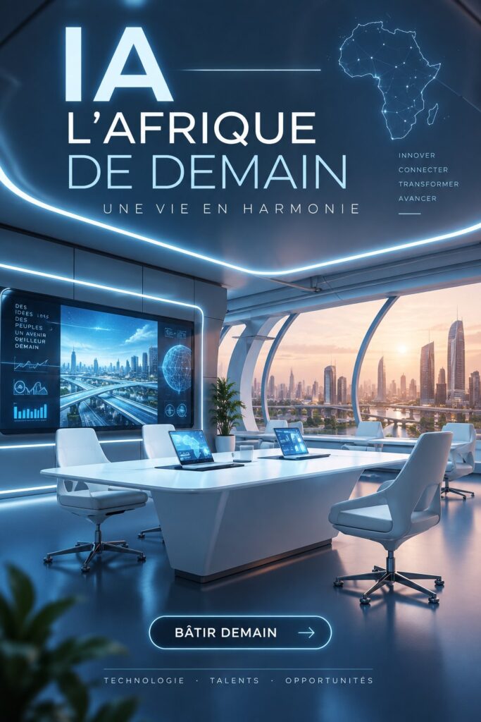 Une femme utilisant une tablette pour explorer les innovations technologiques en Afrique.