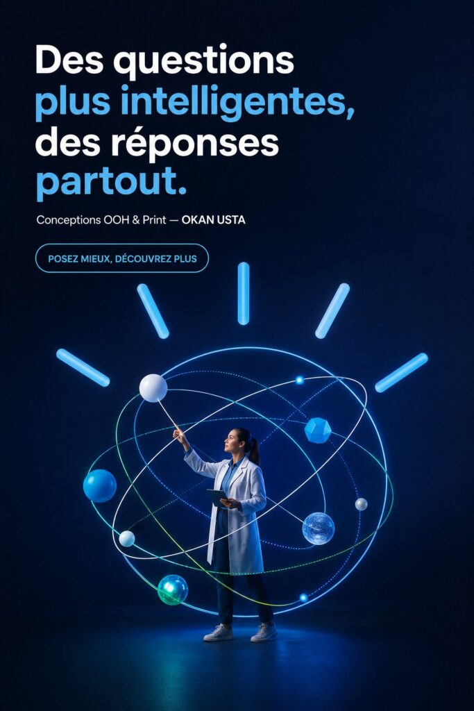 Une femme utilisant un ordinateur avec des outils d'IA d'IBM.