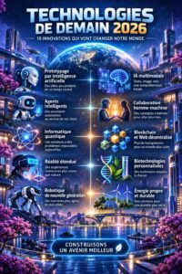 Femme utilisant des technologies modernes en 2026