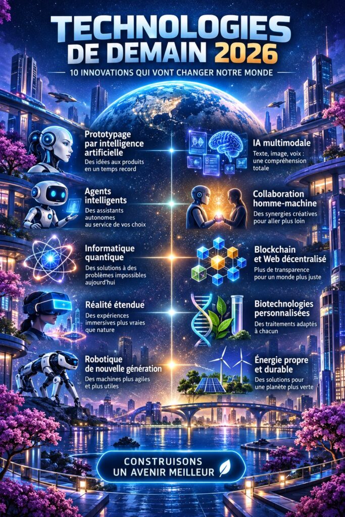 Femme utilisant des technologies modernes en 2026