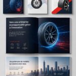 Visuel d'un rapport annuel intégré avec des éléments de réalité augmentée, illustrant l'innovation technologique.
